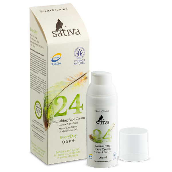 Kem dưỡng ban ngày, kem dưỡng hữu cơ Sativa24, mỹ phẩm hữu cơ Sativa
