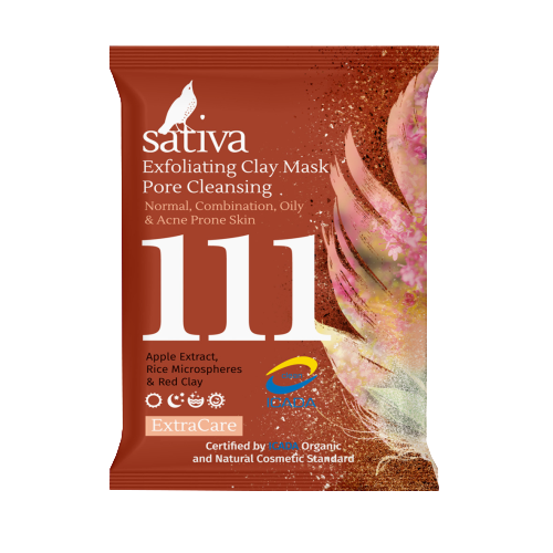 Mặt nạ đất sét Exfoliating Pore Cleansing Sativa111