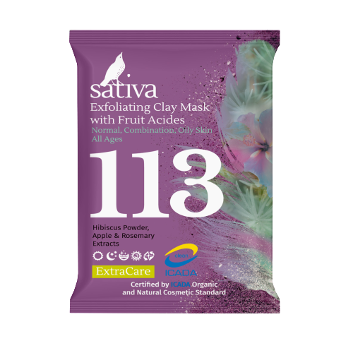 Mặt nạ đất sét Exfoliating Fruit Acides Sativa113