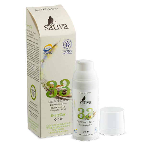 Kem dưỡng ngày Oily Sensitive Skin Sativa33