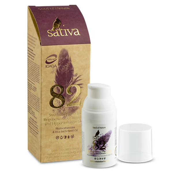 Serum làm dịu da nhạy cảm và tái tạo da Sativa82